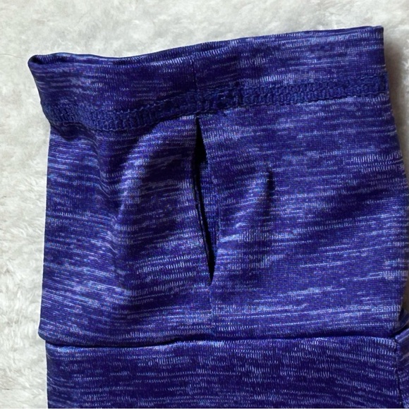 Pinspark Women's Heathered Purple Workout Sporty Zip Hooded Jacket Size M - Picture 5 of 10